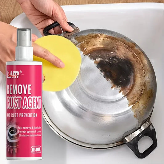 3.38oz LIM Remove Rust Agent Spray - Fast-Acting Rust Remover for Cars, Boats, Kitchens, Bathrooms - Multi-Surface Protection