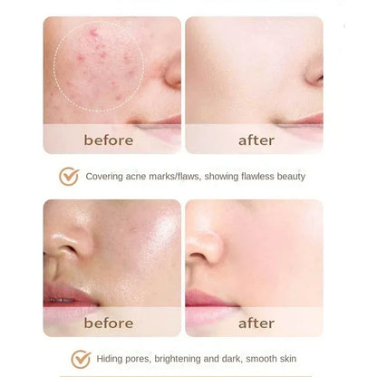 4Color Liquid Contouring Concealer Cream Makeup Waterproof Moisturizing Lasting Cover Acne Dark Circles Foundation Face Cosmetic