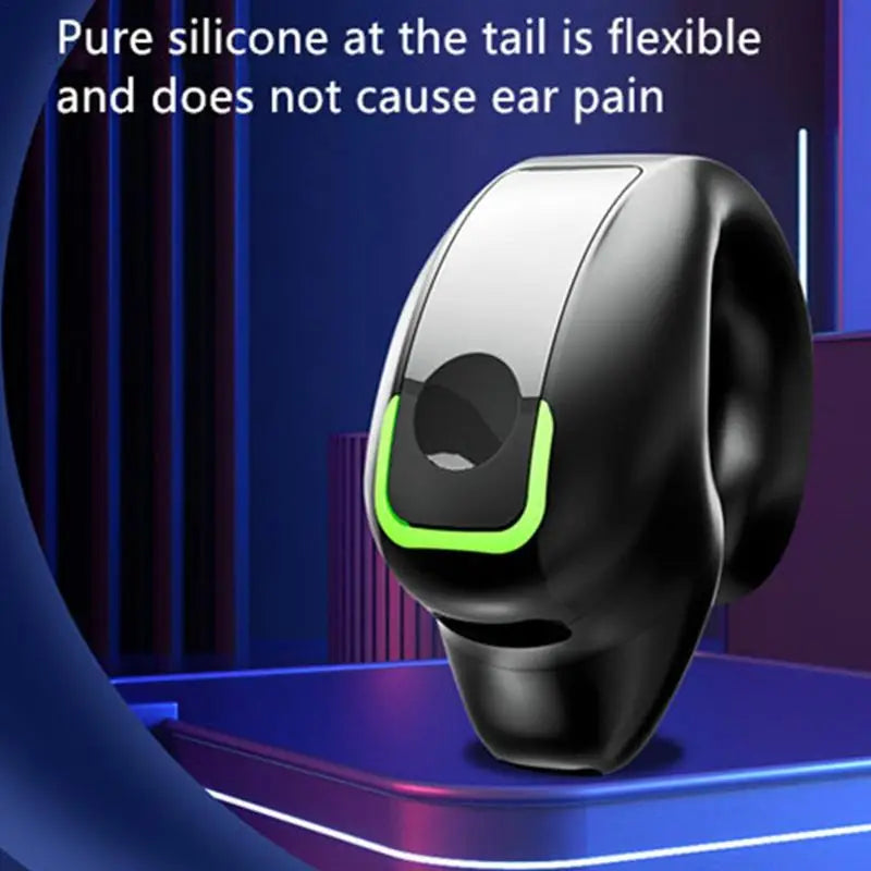 Ear Clip Headphones Waterproof Wireless Earbuds 6Hrs Playback HD Stereo Audio Over-Ear Earphones Built-in Mic For Sports