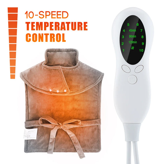 Electric Shoulder Neck Heating Pad Winter Back Warming Blanket 60*90cm Office Home 220/110V Hot Compress Shawl Washable Mat