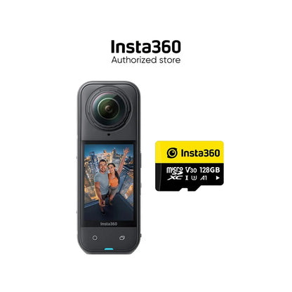 Insta360 X5 Camera -8K Waterproof 360 Action Camera with 1/1.28" 48MP Sensors, 8K 360 HDR Video, 72MP 360 Photo Sports Travel,