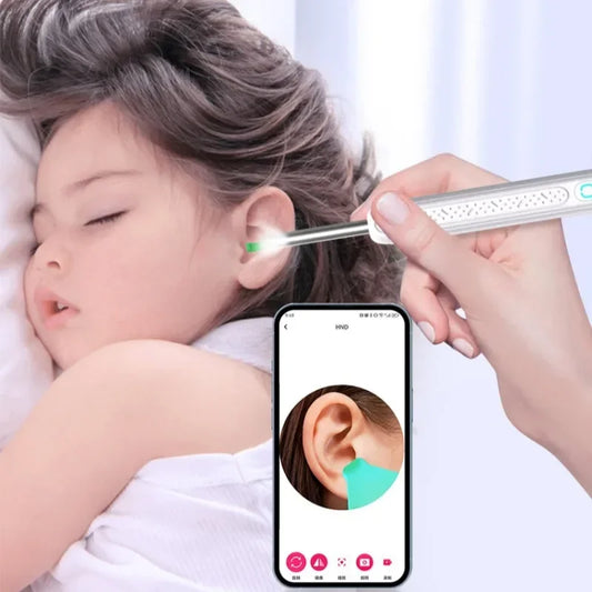 Wireless WiFi Ear Pick Otoscope Camera Borescope Luminous Ear Wax Cleaning Teeth Oral Inspection Health Care Ear Cleaner Tool