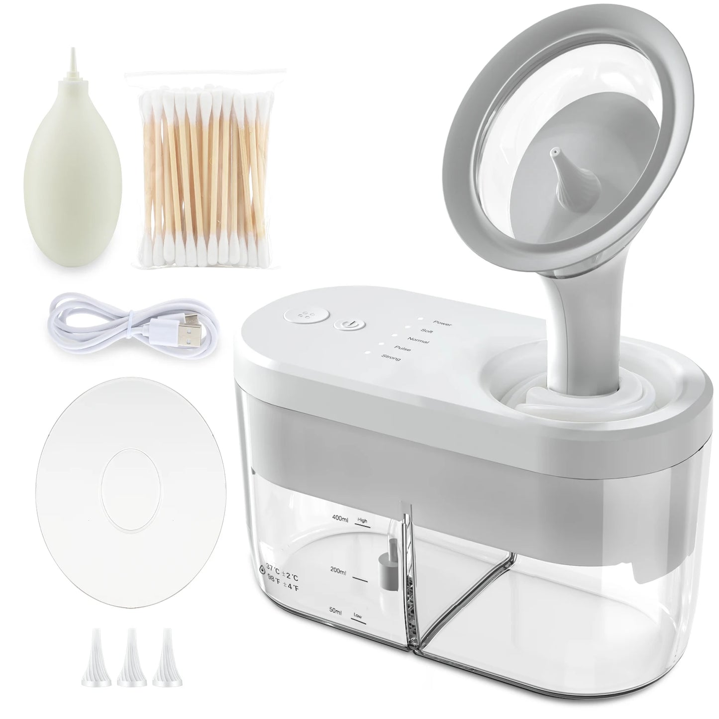 Electric Ear Water Cleaner For Adults Children Earwax Ear Wax Removal Irrigation System Ear Washer Cleaning Ear Cleaner Kit