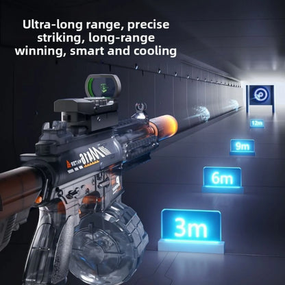 Kids Electric Water Gun with Sound & Lights - Tactical Assault Rifle Toy for Outdoor Games, Pool Beach Summer Fun Ages 8-12