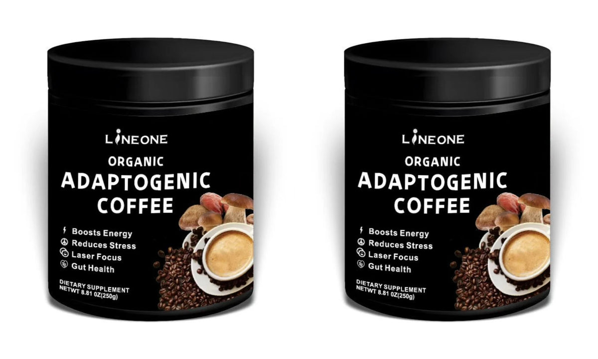 Organic Adaptogenic Coffee Powder with 10 Mushroom Blend Lion's Mane Reishi Supports Energy Focus Stress Balance Gut Health 250g