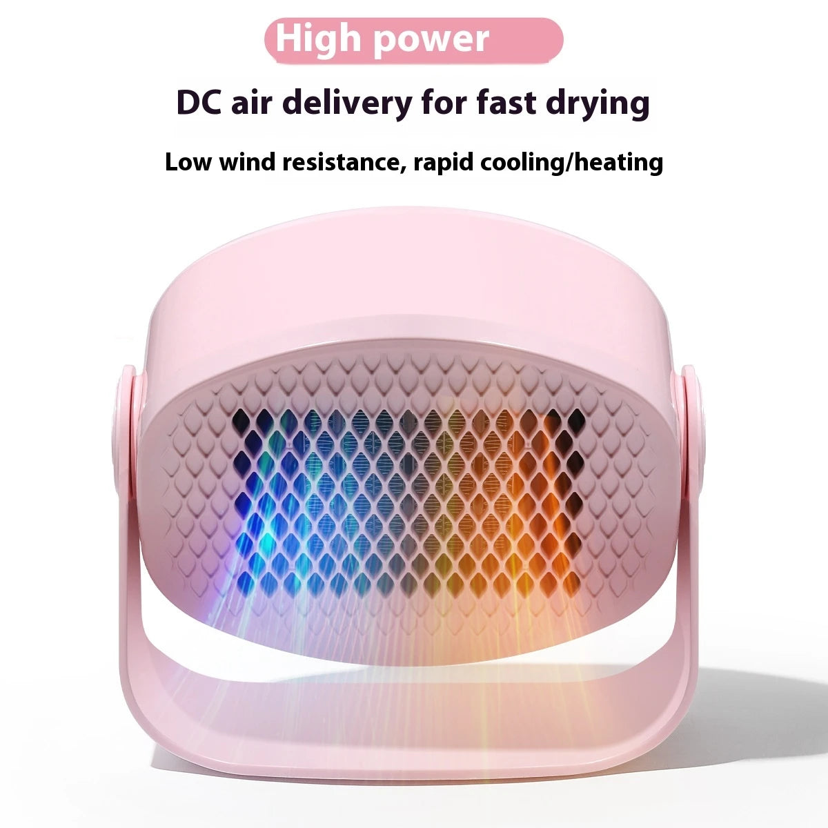 Nail Dryer Machine Quick-Dry Nail Portable Nail Dryer with 180° Rotation Hot-and-Cold Blower for Hand Foot Care