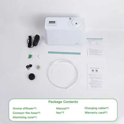 HVAC 3000m³ Home Appliance Perfume Aroma Diffuser WIFI Bluetooth Intelligent Multi Segment Timing 800ML Capacity Essential Oil