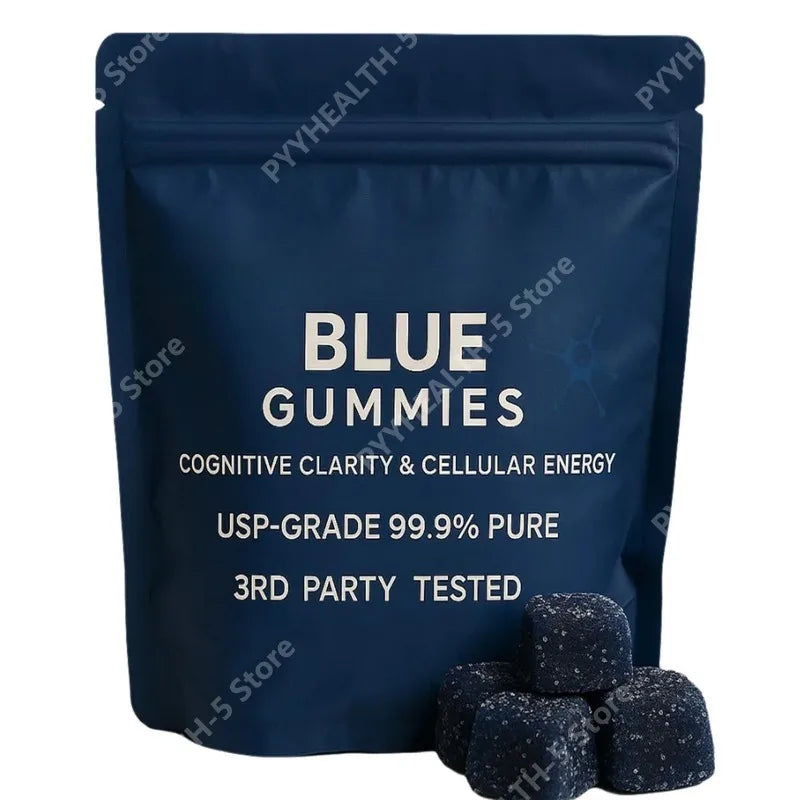 Gummy with Vitamins B2, B3 & C for For Cognitive Health & Natural Energy Lifted Mood, 99.9% Pure 30 Gummies(1Pc)