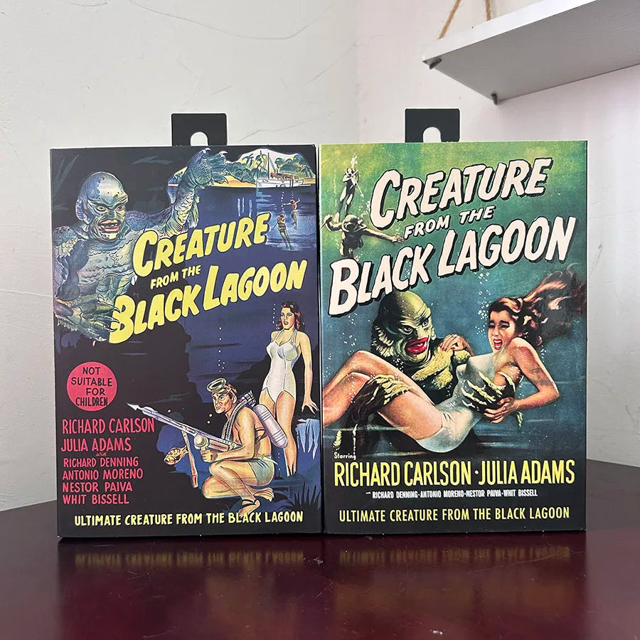 Original NECA Creature from the Black Lagoon Action Figure Horror Film Model Toys Collection Movable Toys Model Room Decoration