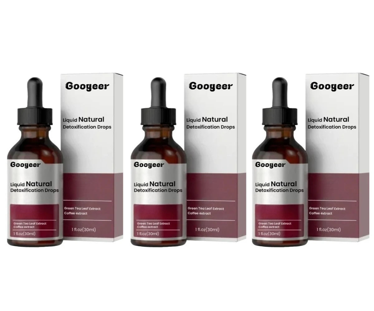 Herbal Blend Liquid Drops with Green Tea Extract Coffee Extract Grapeseed Oil & Nasturtium, General Wellness Formula, 30ml