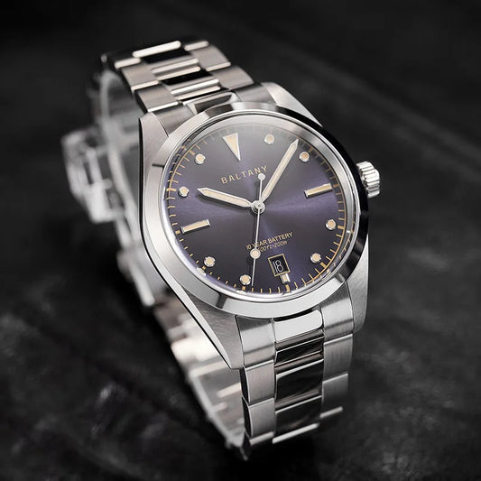 Baltany Explorer Homage Quartz Watch S4041 200m Waterproof Ronda 715li Movement 39MM Stainless Steel Retro Sports Men's Watches