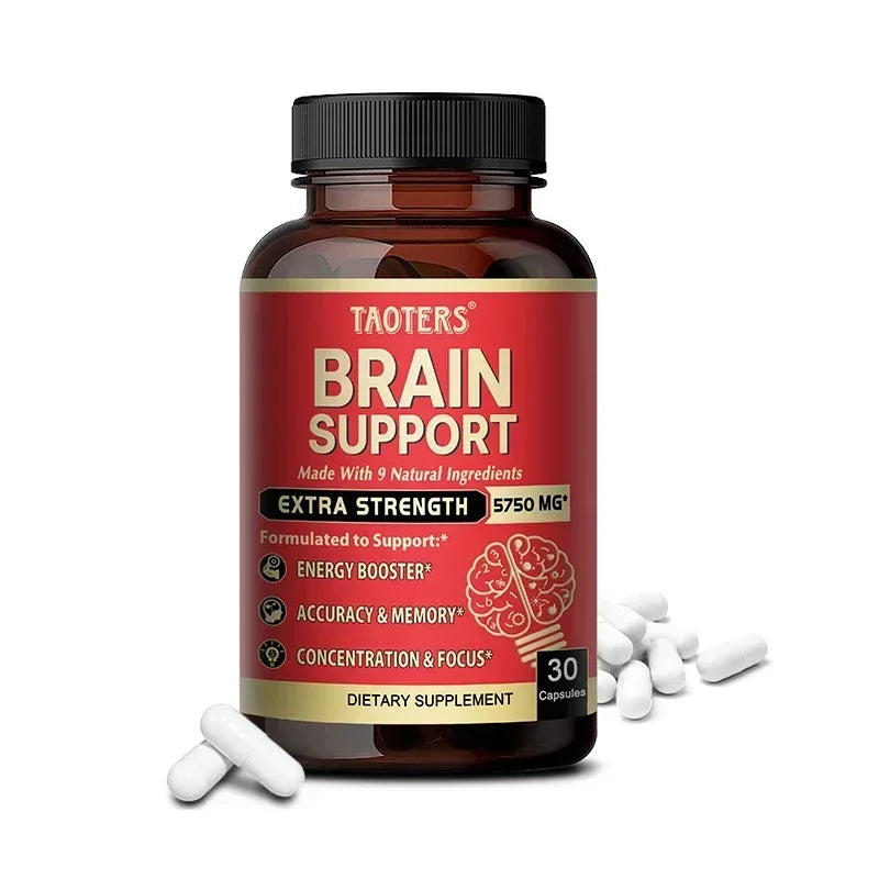 Advanced Nootropic Brain Capsules - Bacopa Monnieri, Support Memory Focus Cognition Mental Clarity & Daily Brain Performance