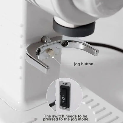 DIVEDEER Electric Coffee Bean Grinder Italian Hand Punch Small Household Coffee Bean Grinding and Crushing Machine