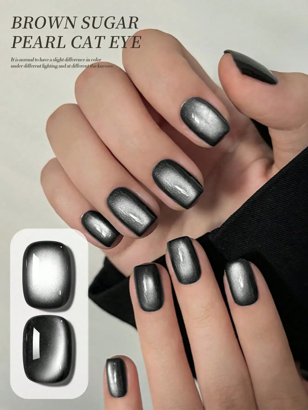 1Pc 15ML Black Cat eye Nail Gel Semi Permanent Nail Art Soaking UV LED Nail Salon DIY Nail Salon Gel For women