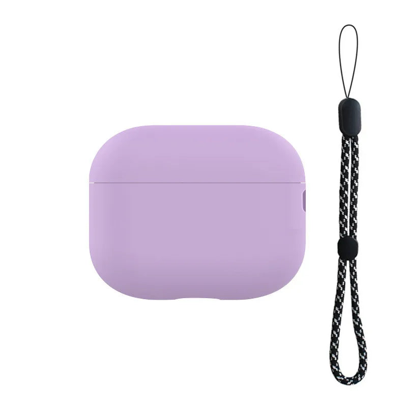 For AirPods Pro 3 2025 Case Silicone Protector for airpods Pro Front LED Visible Pro 2 Case cover with Lanyard for airpods pro 2 - Merit Sell