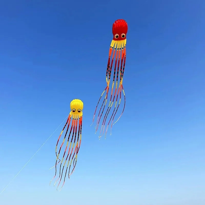 Large 15m octopus kites flying for adults kites windsurf cerfvolant inflatable toys kevlar Clothlarge kites outdoor fun dragon