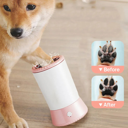 1Pcs Pet Portable Dog Paw Washer Automatic Pet Paw Cleaner Electric Paw Massager Dog Quick Claw Care Cleaner Cleaner Automatic