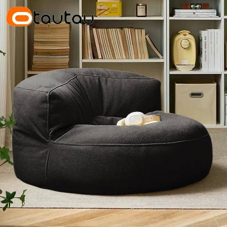 OTAUTAU Filled Bean Bag with Filler Waterproof Beanbag Pouf Chair Garden Beach Pool Puff Ottoman Salon Sofa Seat SF133