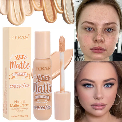 Waterproof Matte Liquid Concealer Cream Makeup Moisturizing Cover Acne Dark Circles Foundation Modify Face Contouring Cosmetics