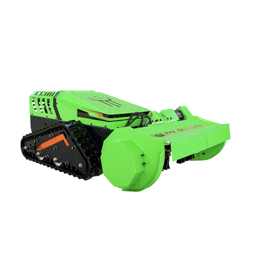 Pure electric remote control lawn mower, Garden photovoltaic grass crusher, mountain land reclamation and weeding machine