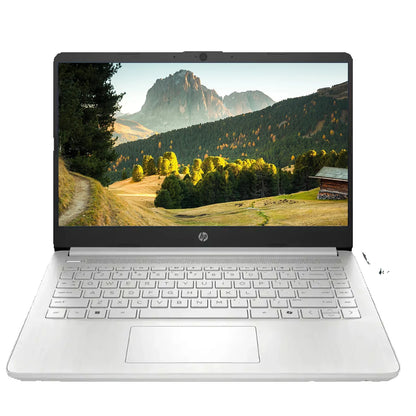 HP Laptop, 14" HD Student Laptop, Intel N150 Quad-Core Processor, Up to 16GB RAM, Up to 384GB Storage, Win 11 Pro Mouse