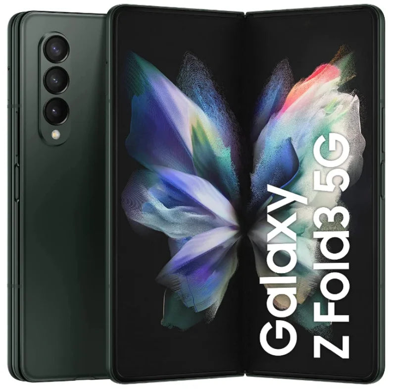 Samsung Galaxy Z Fold 3 Fold3 5G F926B F926U1 F926N 7.6" Foldable 12GB 256/512GB NFC Snapdragon Original 99% New Cell Phone - Merit Sell