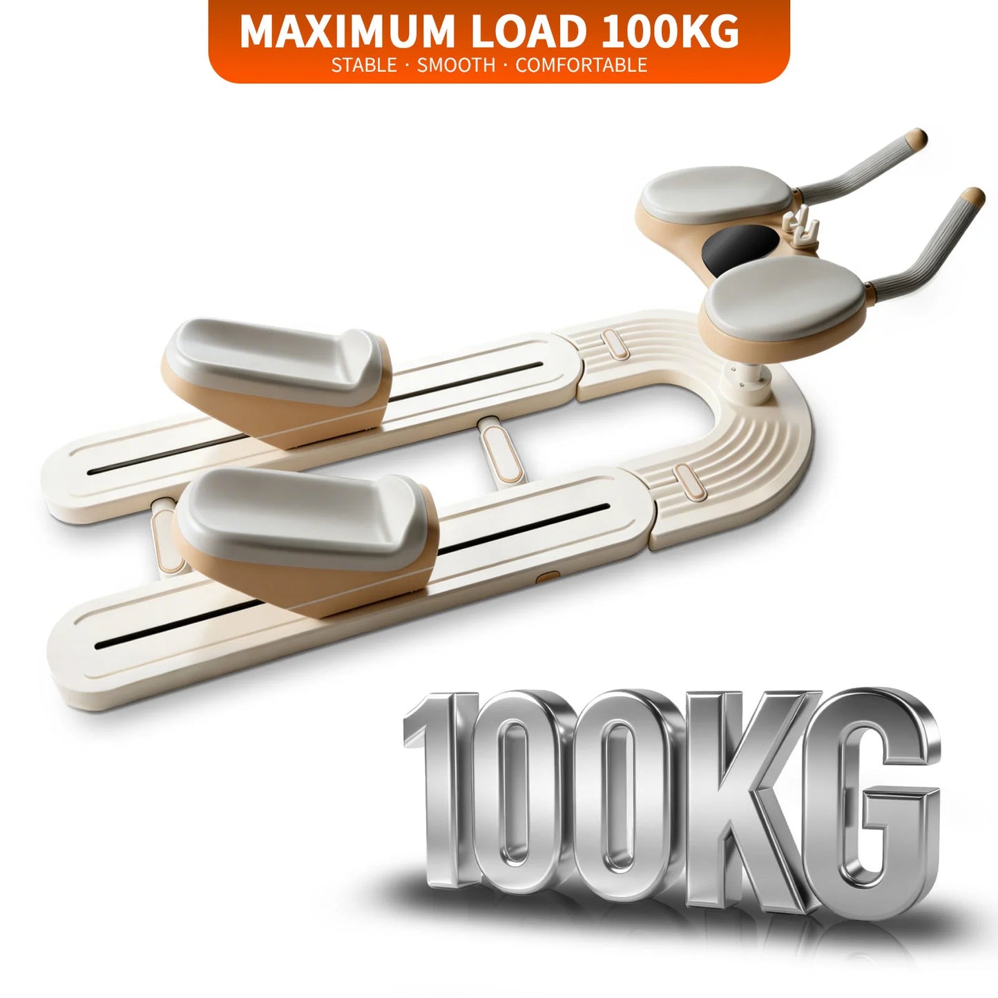 Silent Spine Twist Trainer Home Gym Waist Fitness Machine Abdominal Core Workout Equipment Back Stretch Office Elderly 100KG