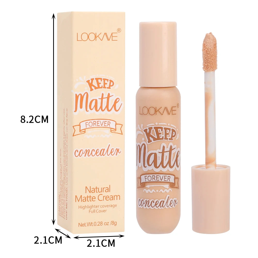 Waterproof Matte Liquid Concealer Cream Makeup Moisturizing Cover Acne Dark Circles Foundation Modify Face Contouring Cosmetics