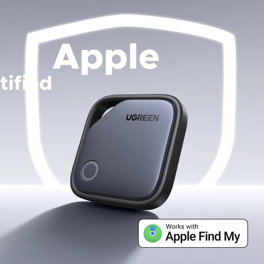 UGREEN Smart Bluetooth Tracker, Keys Finder Item Locator SmartTag Up to 2 Year Battery Phone Finder For Apple Find My (only IOS) - Merit Sell