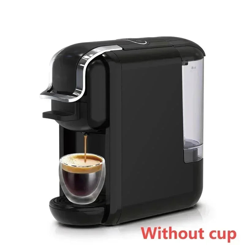 110V 220V 1450W 600ml 19-20Bar 4In1 Multi Capsule Coffee Machine Cold Hot Milk Italian Portable Nespresso Capsule Coffee Machine