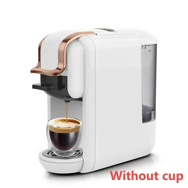 110V 220V 1450W 600ml 19-20Bar 4In1 Multi Capsule Coffee Machine Cold Hot Milk Italian Portable Nespresso Capsule Coffee Machine
