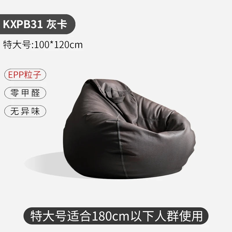 Modern Black Lazy Bean Bag Sofa Designer Nordic Cheap Lounges Lazy Bean Bag Sofa Individual Divano Soggiorno Home Furniture