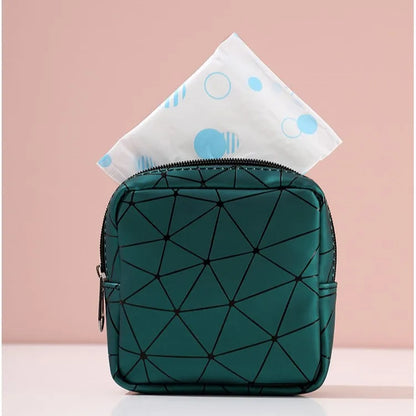 Women Sanitary Napkin Tampon Storage Bag Cute Sanitary Pad Pouches Portable Makeup Lipstick Key Earphone Data Cables Organize