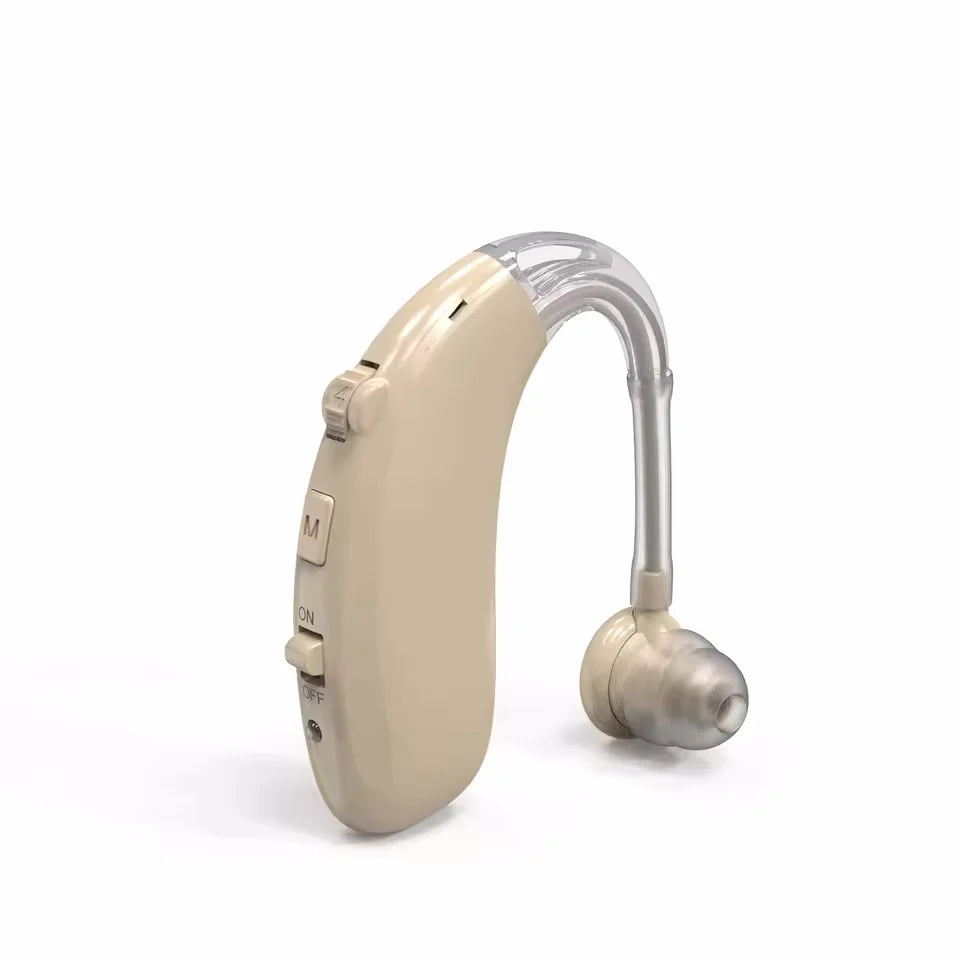 New Best Rechargeable Bluetooth ear Hearing Aid Adjustable Tone Sound Amplifier Portable Deaf Elderly digital BTE Hearing Aids