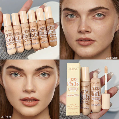 Waterproof Matte Liquid Concealer Cream Makeup Moisturizing Cover Acne Dark Circles Foundation Modify Face Contouring Cosmetics