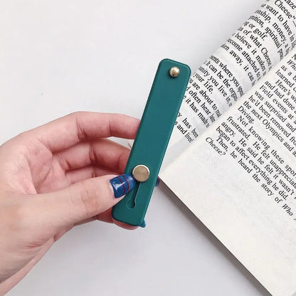 Phone Stand Grip Candy Color Silicone Telescopic Finger Strap Mobile Phone Desktop Bracket Smartphone Support
