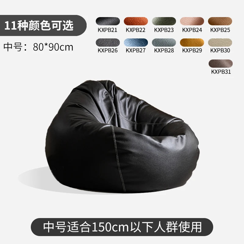 Modern Black Lazy Bean Bag Sofa Designer Nordic Cheap Lounges Lazy Bean Bag Sofa Individual Divano Soggiorno Home Furniture