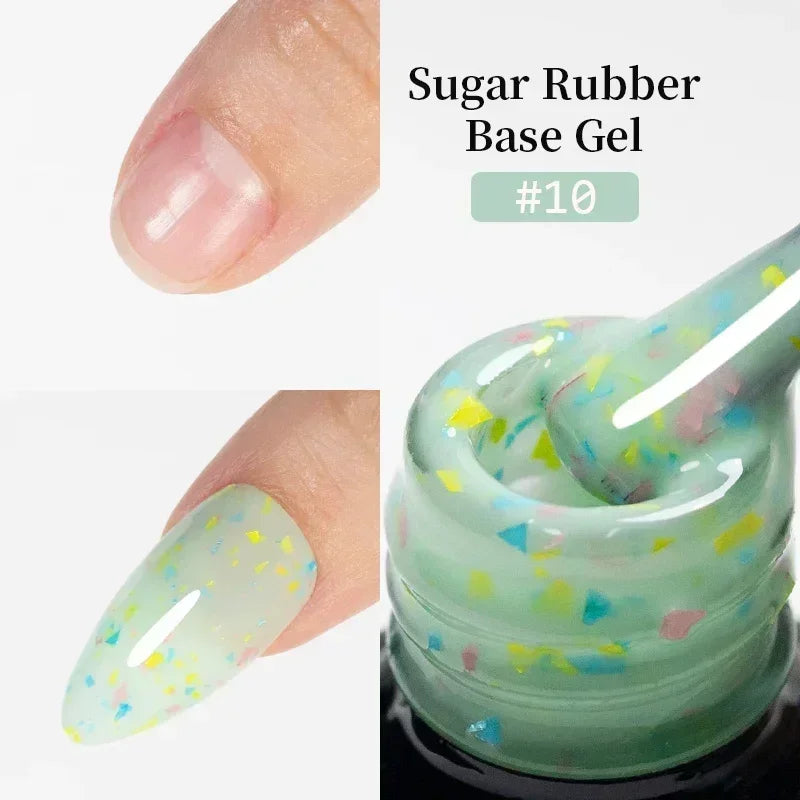 AWStorG 15ML Fiber Builder Nail Gel In A Bottle UV Semi Permanent Clear Pink Nail Strengthener Extension Construction Gel