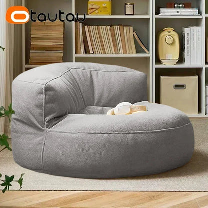 OTAUTAU Filled Bean Bag with Filler Waterproof Beanbag Pouf Chair Garden Beach Pool Puff Ottoman Salon Sofa Seat SF133