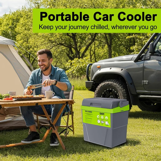 20L Portable Refrigerator Car Home Dual Use Mini Cooler Warmer Fridge for Outdoor Travel Camping Picnic Vehicle Truck Office Merit Sell
