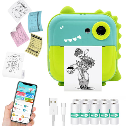 Children Digital Camera Instant Print for Kids Thermal Print Camera Instant Photo Printing Camera Video Toys
