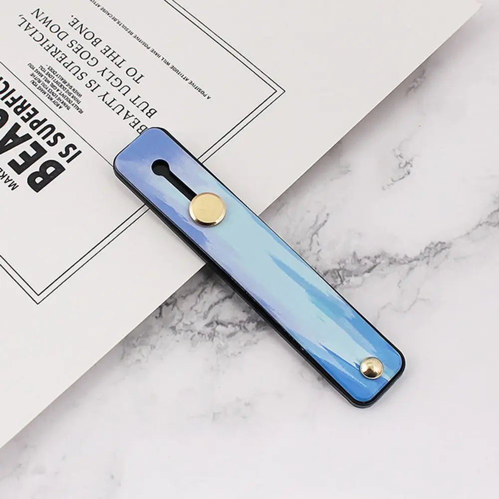 Phone Stand Grip Candy Color Silicone Telescopic Finger Strap Mobile Phone Desktop Bracket Smartphone Support