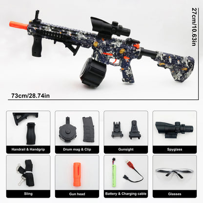 High-Performance Water Gel Ball Blaster,Electric Ball Blaster Toy Gun  - Safe Outdoor Fun for Kids & Adults(Bullets Excluded)
