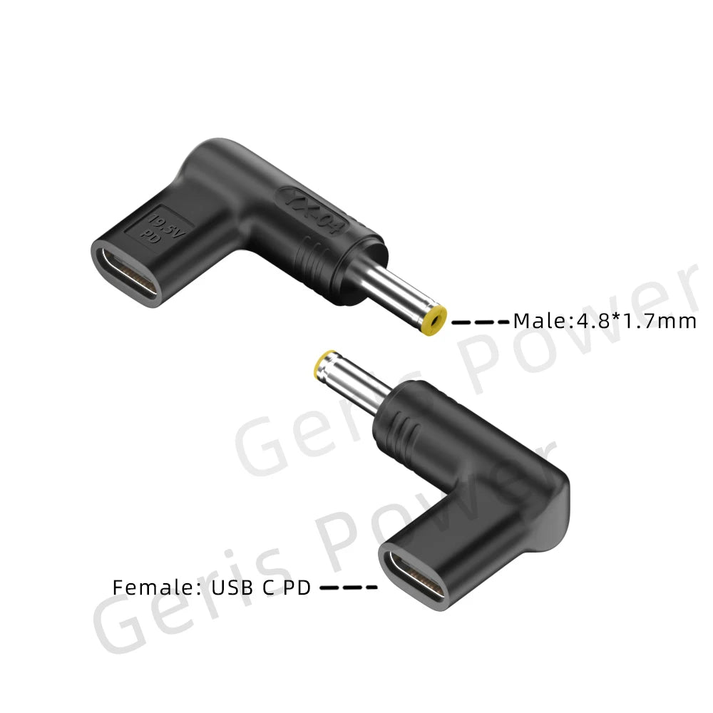 100W USB Type C PD Laptop Power Bank to Laptop Charger Converter for Asus Lenovo Hp Dell Samsung Dc Power Adapter Connector