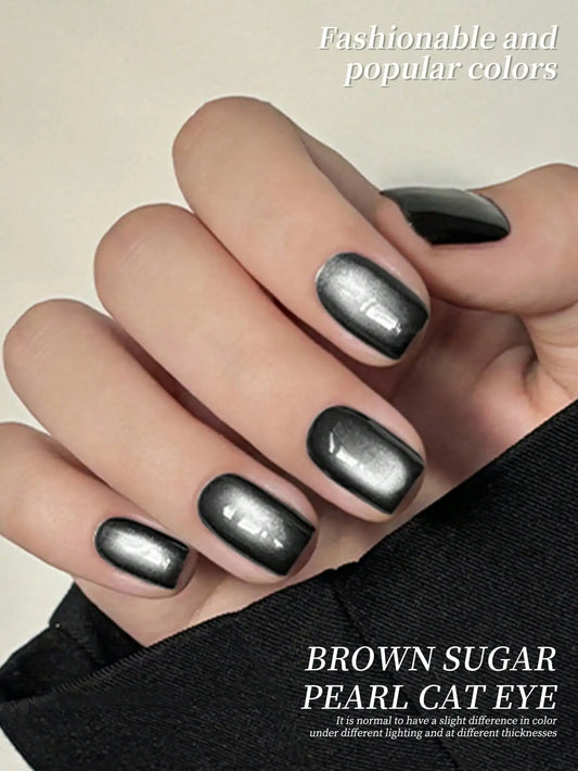 1Pc 15ML Black Cat eye Nail Gel Semi Permanent Nail Art Soaking UV LED Nail Salon DIY Nail Salon Gel For women