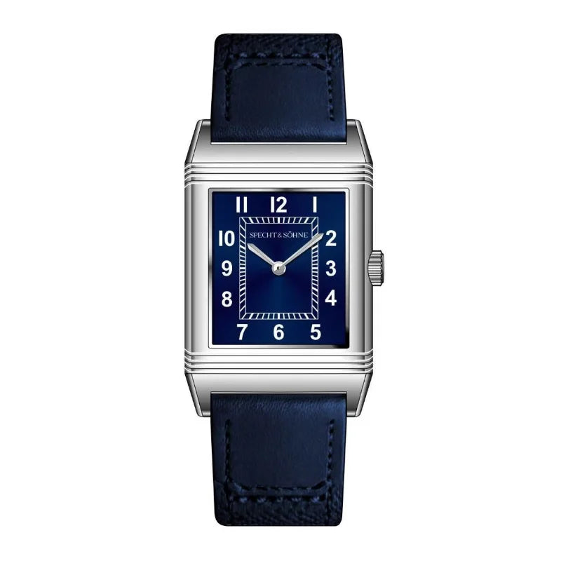2025 New Fashion Specht & Söhne Overturn Square Watch Men's Watches Ultrathin Quartz Movt Casual Men Watch Reloj Hombre 24.4MM