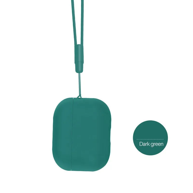 For AirPods Pro 3 2025 Case Silicone Protector for airpods Pro Front LED Visible Pro 2 Case cover with Lanyard for airpods pro 2 - Merit Sell