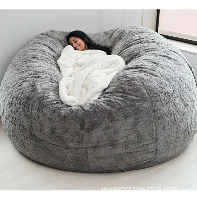 Blue Designer Lazy Bean Bag Sofa European Modern Individual Floor Lazy Bean Bag Sofa Living Room Divano Soggiorno Home Furniture