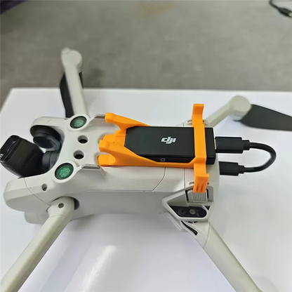FULL-DJI Mini 3 Pro Drone Accessories: Fixed Bracket For Cellular 4G Module With Data Cable And Antenna, Orange