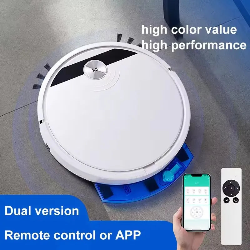 New App Control Vacuum Sweeper Home Large Robotic Wet And Dry Sweep Mop Floor Smart Robot Vaccum Cleaner 2800Pa Suction
